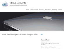 Tablet Screenshot of mediaelements.org